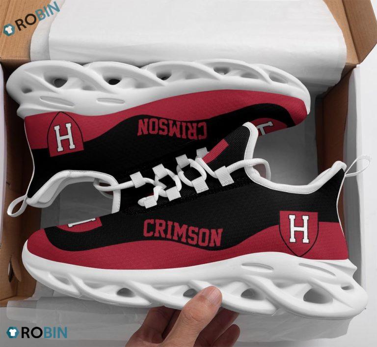 Custom 3D Print Harvard Crimson Ncaa Team Shoes, Clunky Sneakers