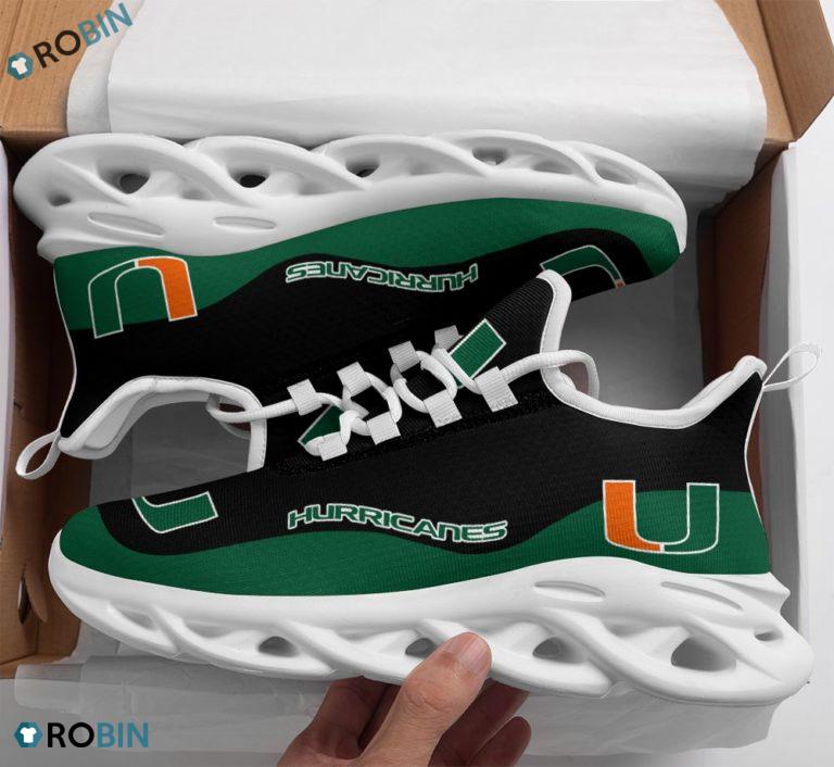 Custom 3D Print Miami Hurricanes Ncaa Team Shoes