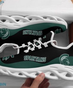 Custom Michigan State Spartans Team Shoes, Clunky Sneakers Custom Michigan State Spartans Team Shoes, Clunky Sneakers