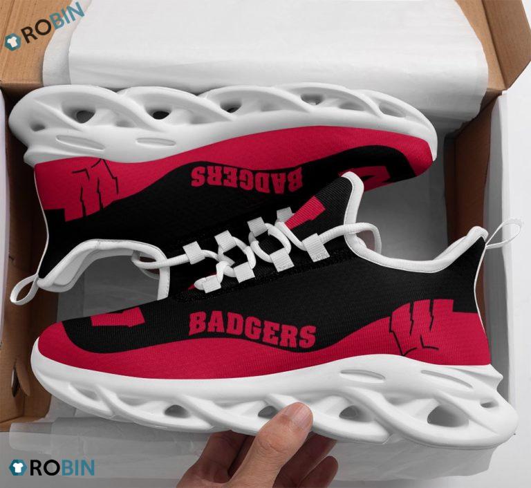 Custom 3D Print Wisconsin Badgers Team Shoes