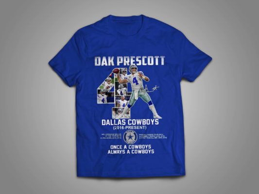 Dak Prescott Once A Cowboys Always A Cowboys T-Shirt