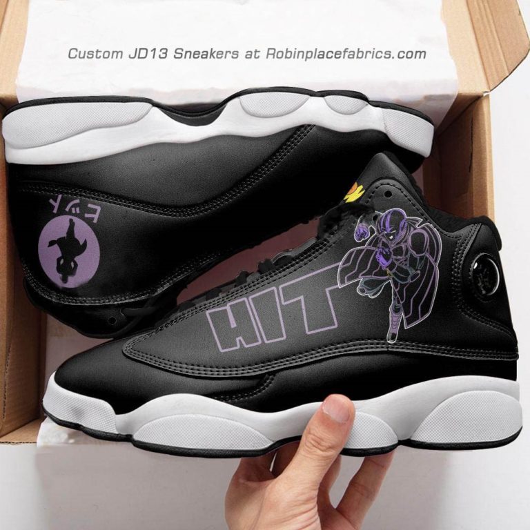 Dbs hit  jd 13 sneakers, dragon ball super custom shoes
