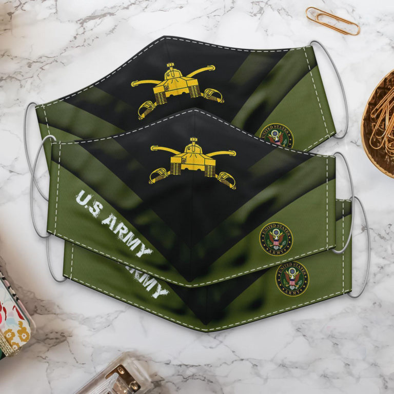 US Army armor face mask with carbon filter sheet