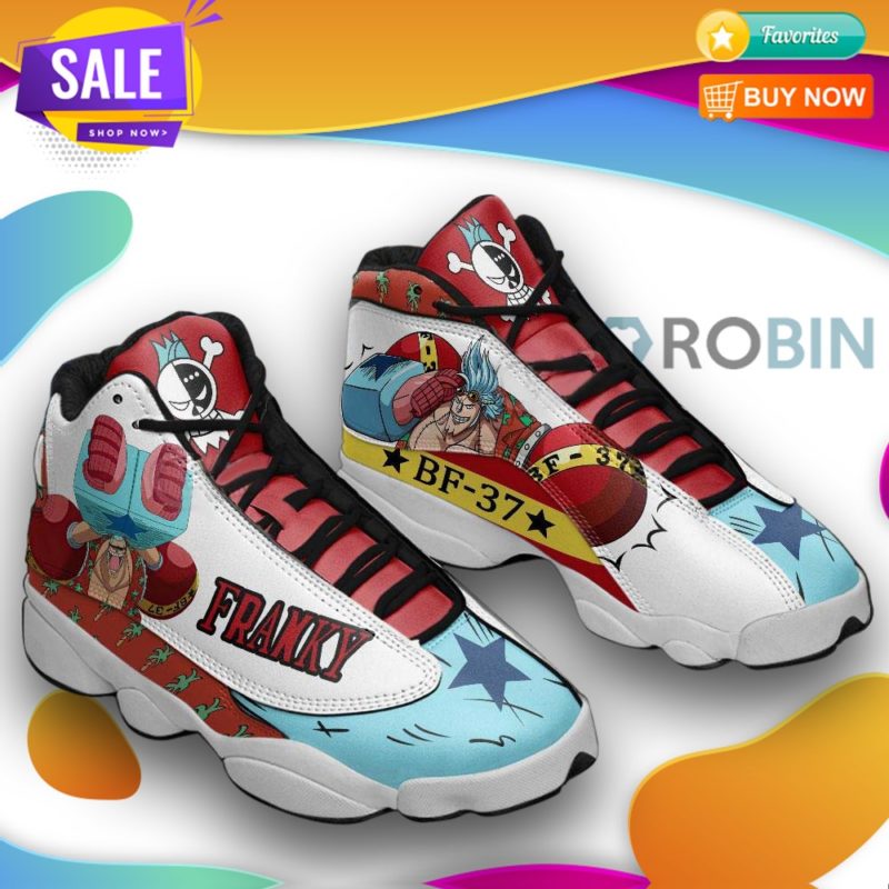 Franky jd 13 sneakers, one piece custom shoes - RobinPlaceFabrics