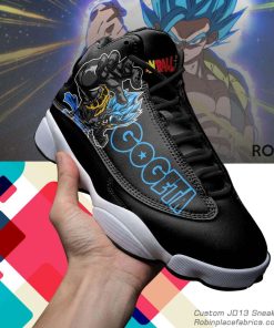 Gogeta  jd 13 sneakers, dragon ball super custom shoes
