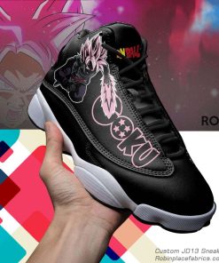 Goku black rose  jd 13 sneakers, dragon ball super custom shoes