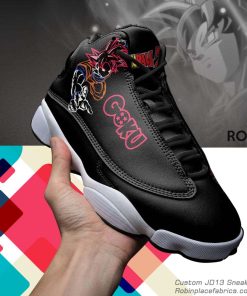 Goku god  jd 13 sneakers, dragon ball z custom shoes
