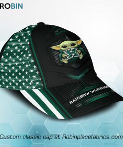 Baby Yoda Hug Hawaii Rainbow Warriors All Over Print Classic Cap Baby Yoda Hug Hawaii Rainbow Warriors All Over Print Classic Cap