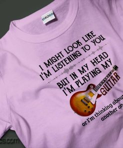 in my head i'm playing my guitar t shirt