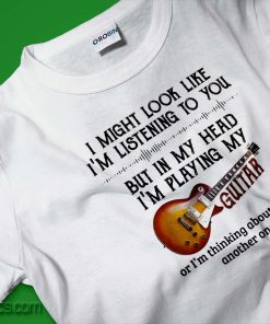 in my head i'm playing my guitar t shirt