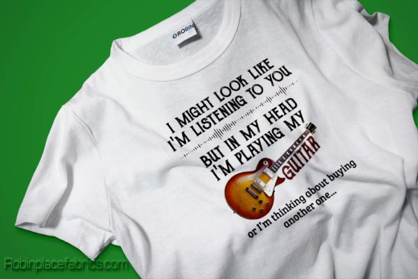 In My Head I’m Playing My Guitar T-Shirt
