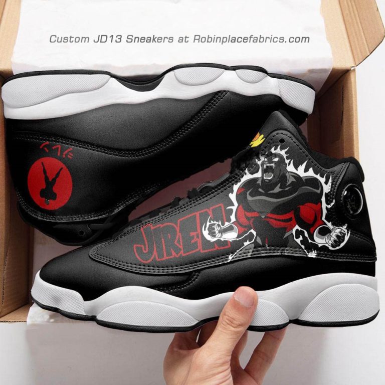Jiren  jd 13 sneakers, dragon ball super custom shoes