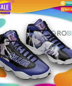 Killua zoldyck  jd 13 sneakers, hunter x hunter custom shoes Killua zoldyck  jd 13 sneakers, hunter x hunter custom shoes