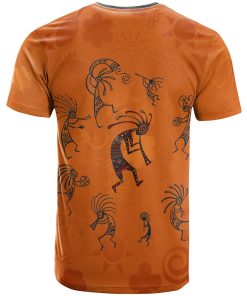 Kokopelli Playing Flutes Native American 3D All Over Print T-Shirt Kokopelli Playing Flutes Native American 3D All Over Print T-Shirt