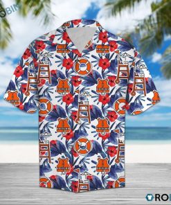 Lifeguard Palm Hawaiian Shirt