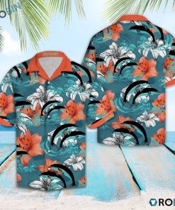 Lovely Dolphin Hawaiian Shirt, Button-up T-shirt Lovely Dolphin Hawaiian Shirt, Button-up T-shirt