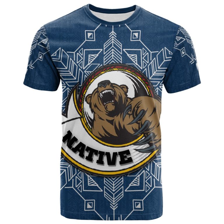 Native American – Bear Claw 3D All Over Print T-Shirt