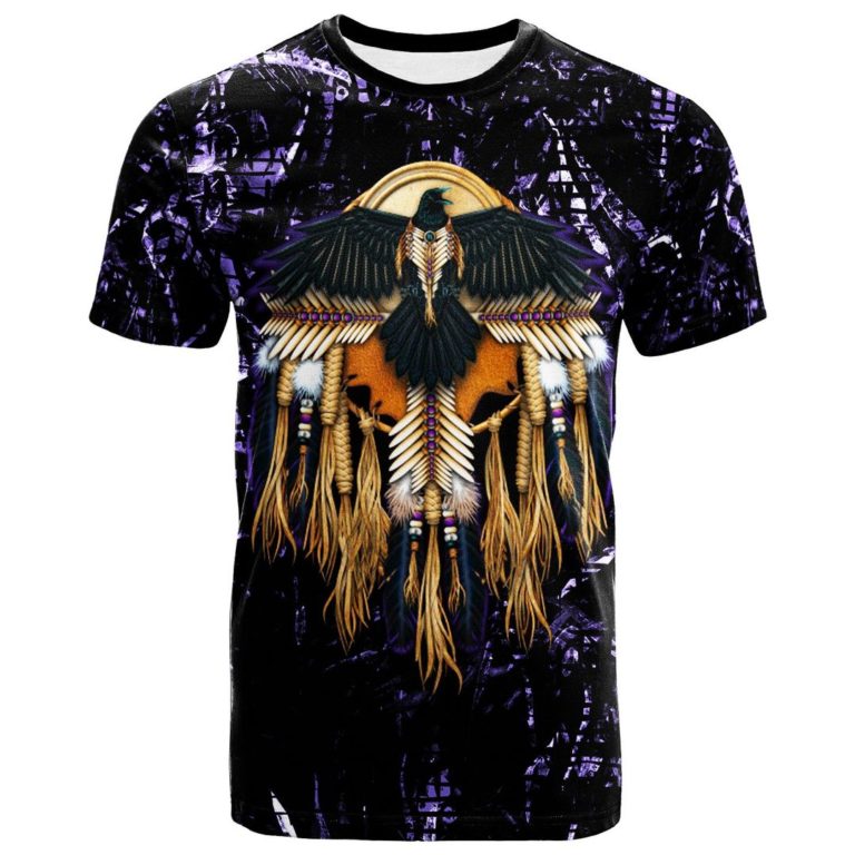 Native American Crow 3D All Over Print T-Shirt