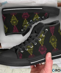 Native American Deamcatcher Pattern High Top Shoes Native American Deamcatcher Pattern High Top Shoes