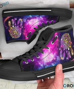 Native American Dreamcatcher Galaxy Purple Style High Top Shoes Native American Dreamcatcher Galaxy Purple Style High Top Shoes