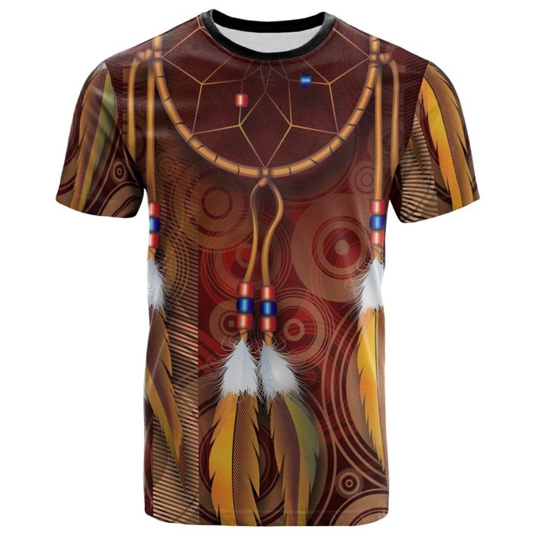 Native American – Dreamcatcher Pattern 3D All Over Print T-Shirt