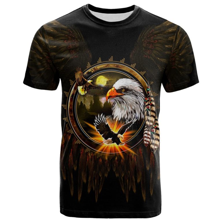 Native American – Eagle Wings 3D All Over Print T-Shirt
