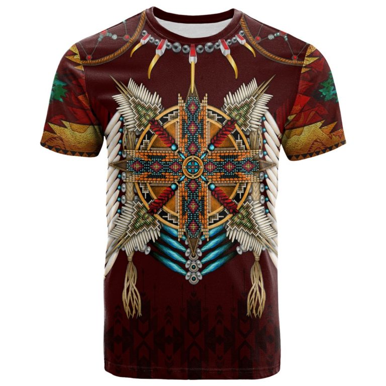 Native American Eagle’s Crest 3D All Over Print T-Shirt