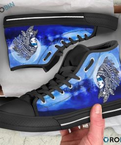 Native American Girl High Top Shoes