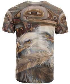 Native American – Haida Eagle Style 3D All Over Print T-Shirt