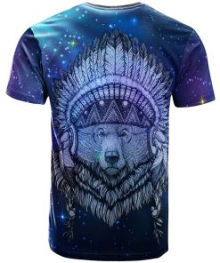 Native American – Native Bear 3D All Over Print T-Shirt