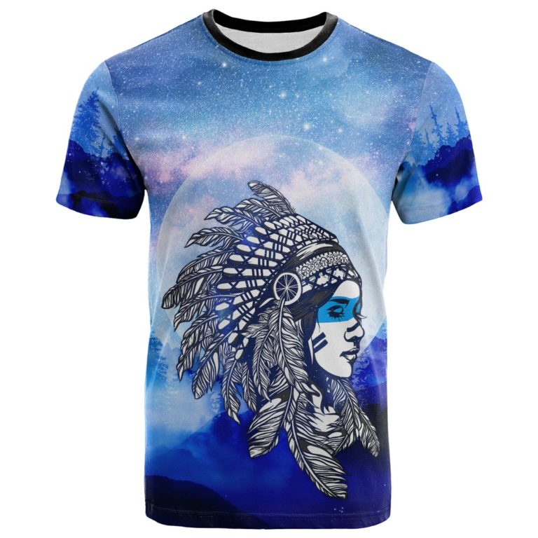 Native American – Native Girl 3D All Over Print T-Shirt