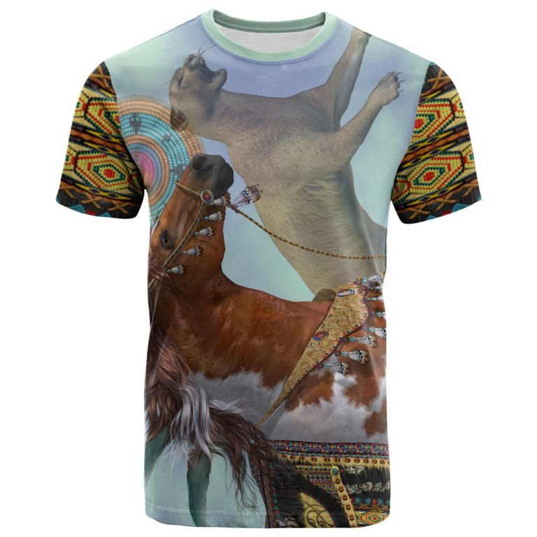 Native American – Native Horse 3D All Over Print T-Shirt