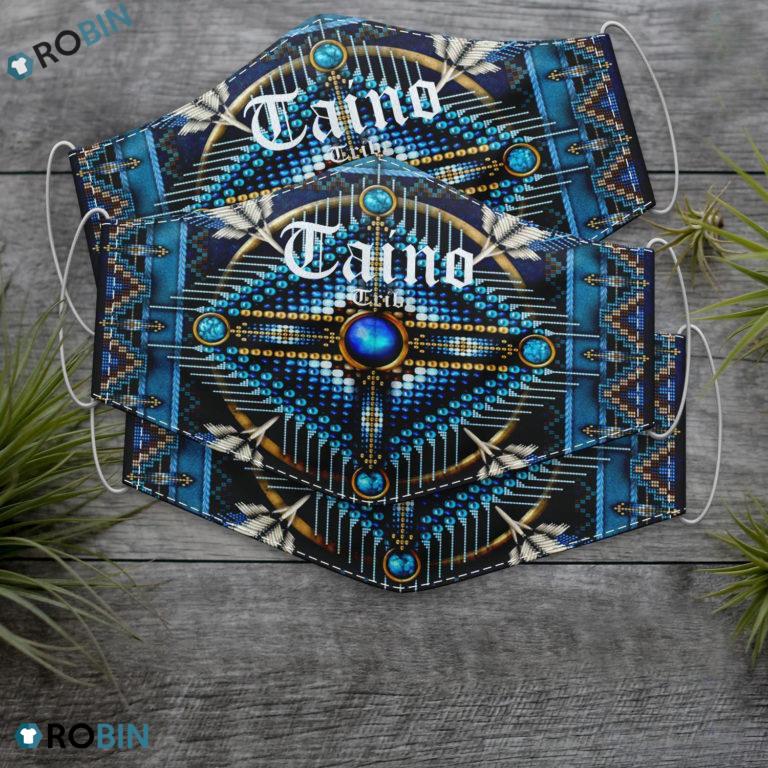 Native American Saint Taino Tribe Face Mask + Filter Sheet