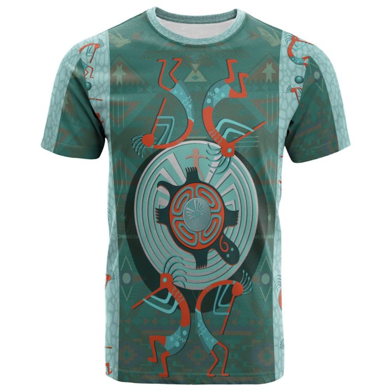 Native American – South Native Anasazi Kokopelli Art 3D All Over Print T-Shirt
