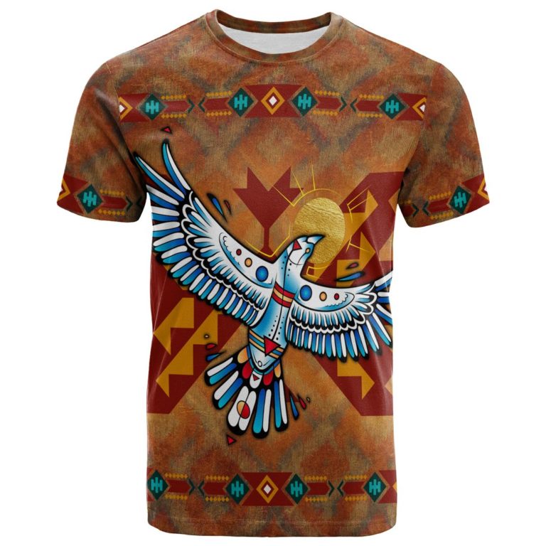 Native American – Thunderbird With Sun 3D All Over Print T-Shirt