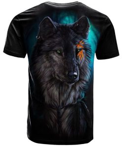 Native Wolf Forest 3D All Over Print T-Shirt