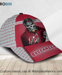 NFL Tampa Bay Buccaneers Skull 3D Printed Classic Caps