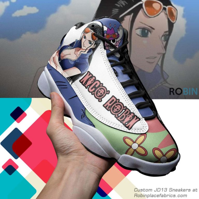 Nico robin  jd 13 sneakers, one piece custom shoes