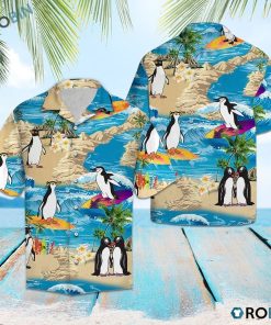 Penguin Summer Vacation Hawaiian Shirt Penguin Summer Vacation Hawaiian Shirt