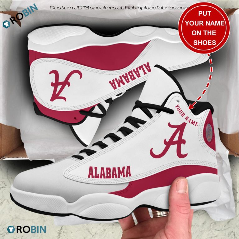 Personalized Alabama Crimson Tide Air JD13 Shoes