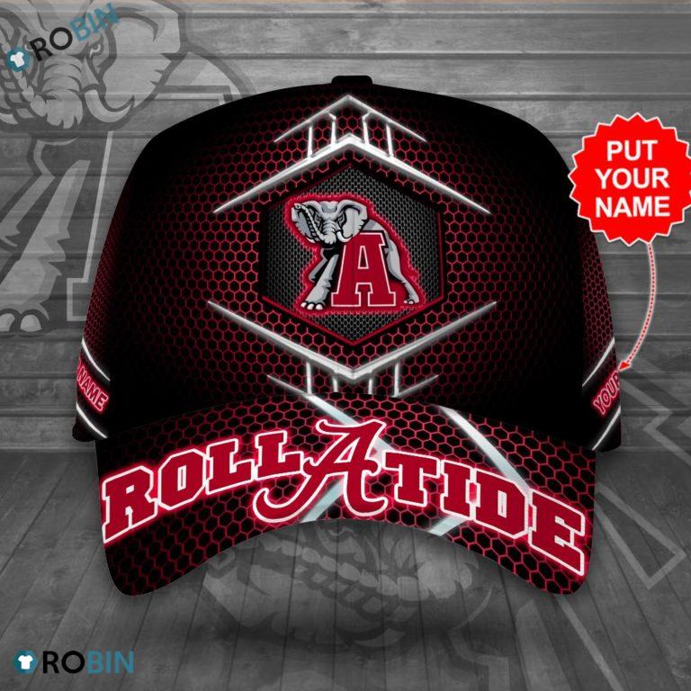 Personalized name Alabama Crimson Tide 3d print classic cap