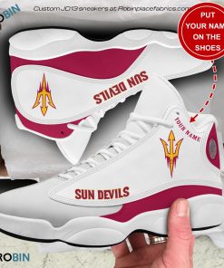Personalized Arizona State Sun Devils Air JD13 Sneakers, Custom Sneakers