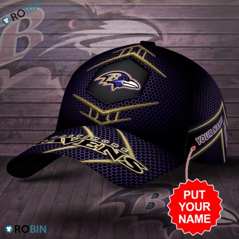Personalized Baltimore Ravens Team 3D Full Print Cap