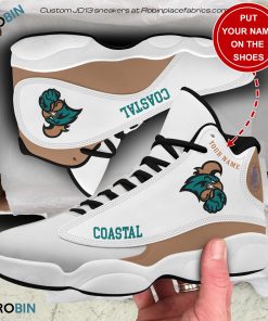 Personalized Coastal Carolina Chanticleers Air JD13 Shoes