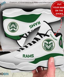 Personalized Colorado State Rams Air JD13 Shoes, Custom Sneakers Personalized Colorado State Rams Air JD13 Shoes, Custom Sneakers