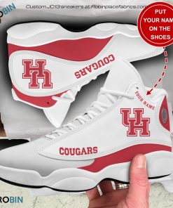 Personalized Houston Cougars Air JD13 Shoes, Custom Sneakers