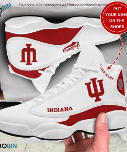 Personalized Indiana Hoosiers Air JD13 Sneakers