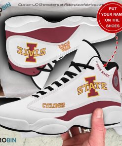 Personalized Iowa State Cyclones Football Air JD13 Shoes, Custom Sneakers Personalized Iowa State Cyclones Football Air JD13 Shoes, Custom Sneakers