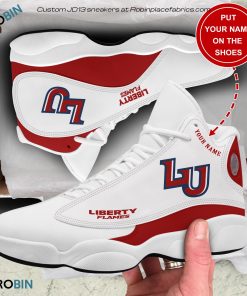 Personalized Liberty Flames Football Air JD13 Sneakers