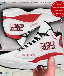Personalized Louisiana Ragin’ Cajuns Football Air JD13 Sneakers Personalized Louisiana Ragin’ Cajuns Football Air JD13 Sneakers